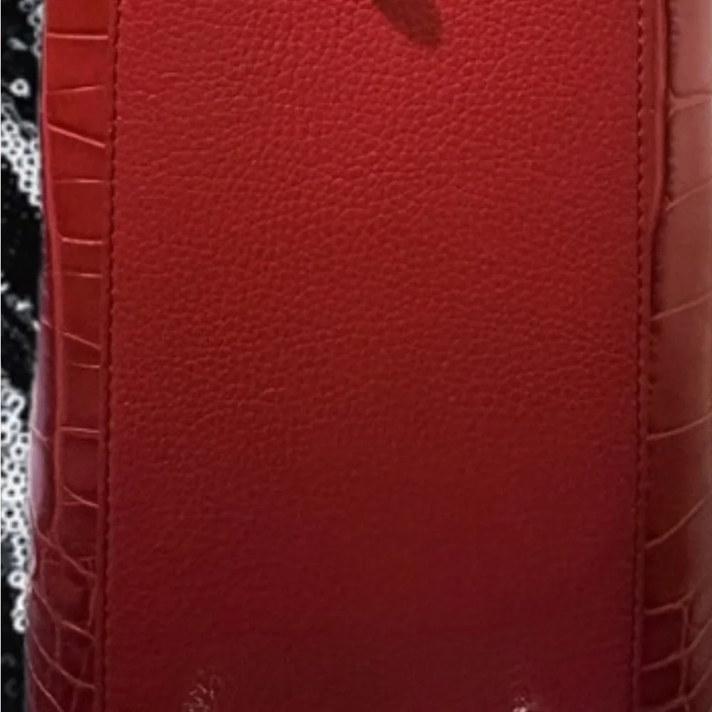 New Brighton Frances Bag with Duster Croc Embossed Leather Rare Masterpiece